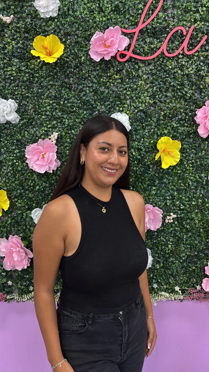 Nail tech at Nail Queen salon in Los Angeles