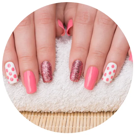 Gel-X nail art accents